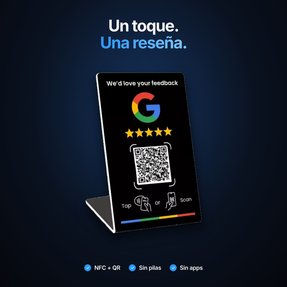 NFC Tap+ Negro Google Reviews